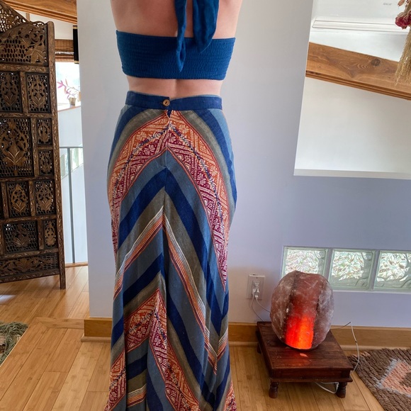 Vintage Linen 70’s skirt - Picture 5 of 8